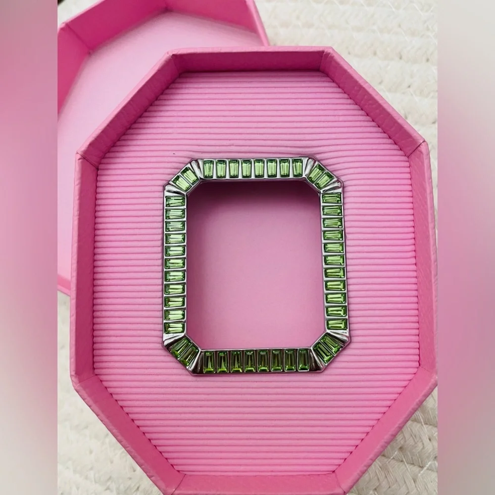 Swarovski Millenia Green Apple Watch Cover New In Box